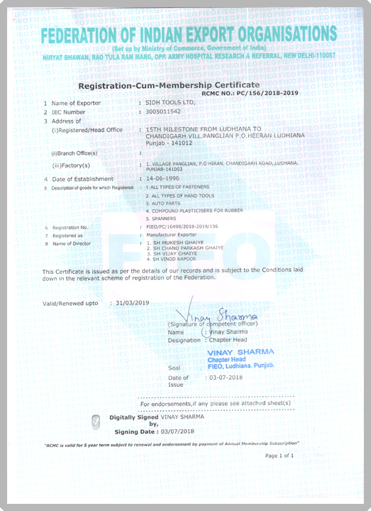 fieo certified company